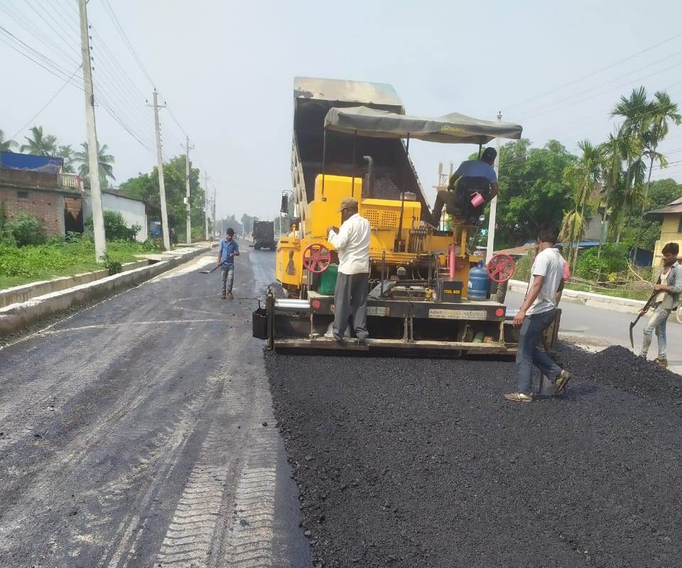 शिलान्यास भएको दुई दशकपछि खाल्सा सडक कालोपत्रे