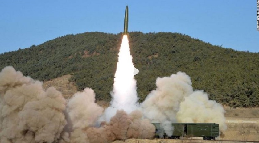 उत्तर कोरियाले गर्यो एकैपटक तीन वटा व्यालिस्टिक मिसाइल प्रहार