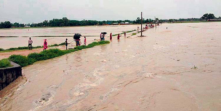 रौतहटमा बाढीले दुई जनाको मृत्यु, ५ हजार ५९५ विस्थापित