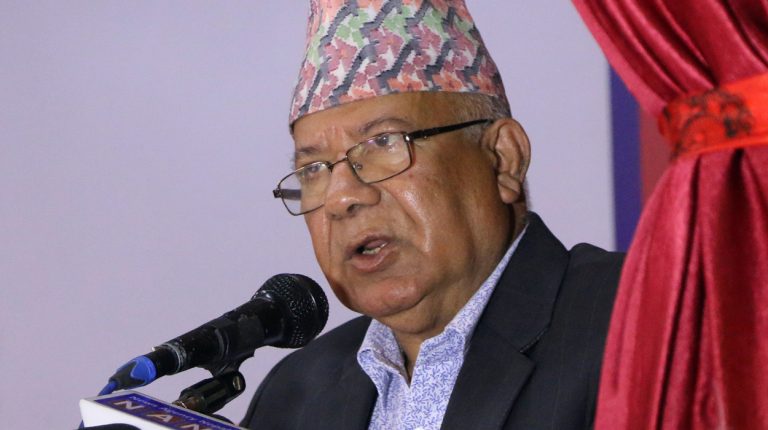 गठबन्धनको गीत गाएर बस्दा पार्टी कमजोर भयो, गठबन्धनको धेरै भरोसा छैनः अध्यक्ष नेपाल
