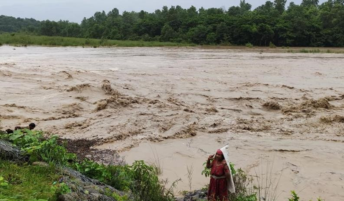 मोहना नदीमा बाढी बढेसँगै सर्तकता अपनाउन आग्रह