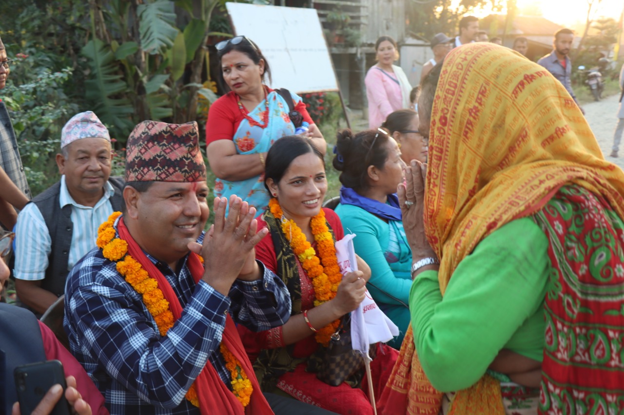 निर्वाचनपछि मेरो ध्यान जनताको सेवा गर्ने र यो क्षेत्रको भौतिक विकास गर्ने हुन्छ : डा सुनिल शर्मा