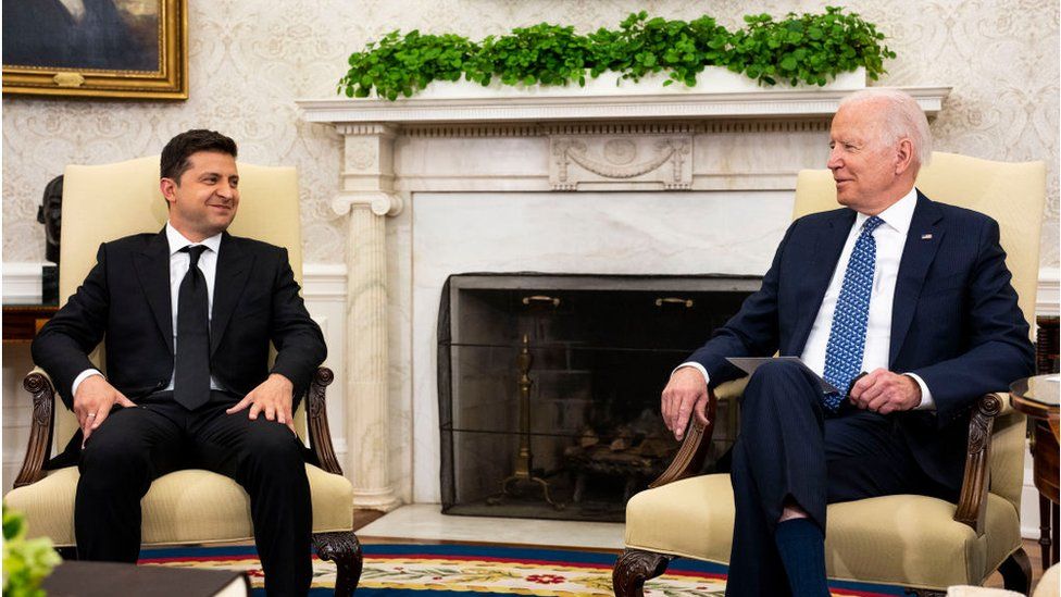 युक्रेनी राष्ट्रपति जेलेन्स्की अमेरिकामा, वाइडेनसँग भेटवार्ता गर्दै