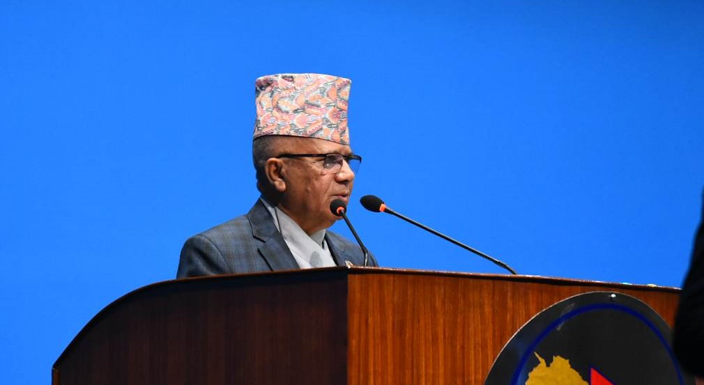 अहिलेको गबठन्धन ५ वर्ष टिकेर देशलाई विकास र समृद्धितर्फ अग्रसर बनाउँछ : अध्यक्ष नेपाल