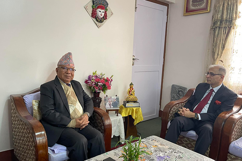 माधव नेपाल र भारतीय विदेश सचिव क्वात्राबीच भेटवार्ता