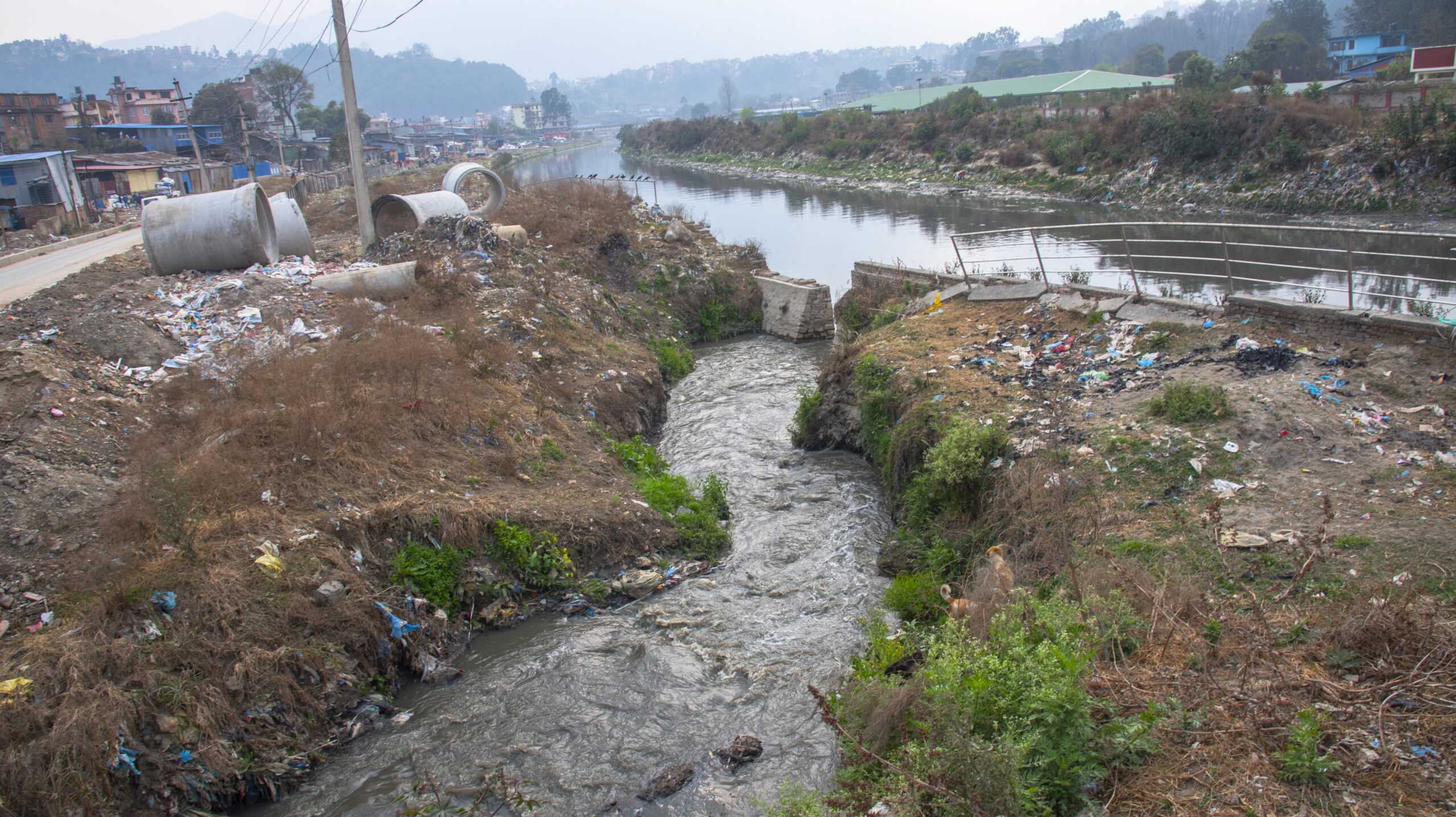 काठमाडौंवासीलाई गिज्याइरहेको वागमती (फोटो फिचर)