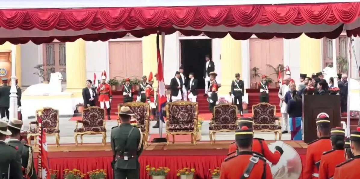 शीतल निवासमा रामचन्द्र पौडेल, राष्ट्रपति पदको शपथ लिँदै