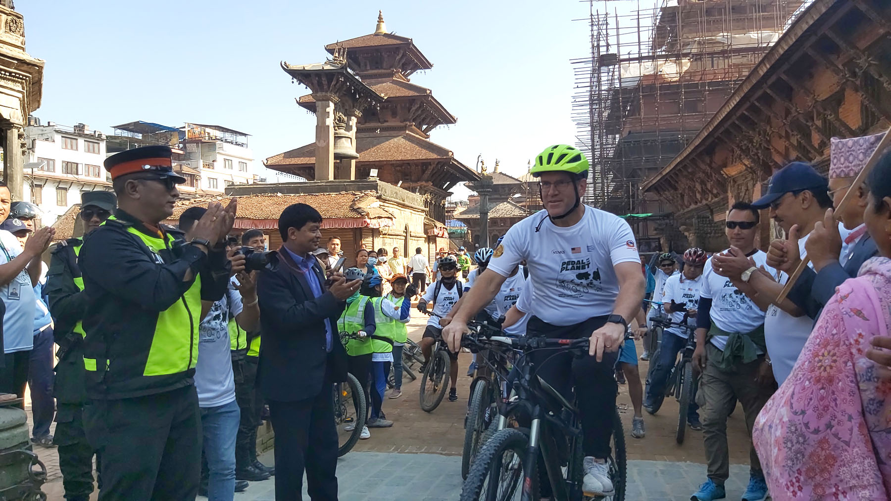 पृथ्वी दिवसका अवसरमा ललितपुरमा साइकल र्‍याली