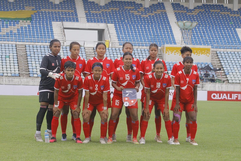 महिला एसियन कप छनोटको अन्तिम खेलमा पनि नेपाल पराजित