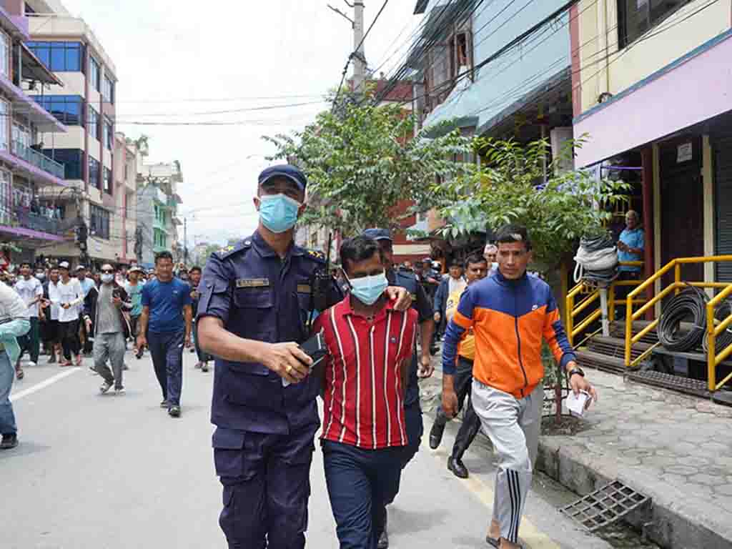 सिनामंगलमा राखिएको शंकास्पद वस्तु सेनाद्वारा निष्क्रिय, घटनास्थलबाटै सन्दिग्ध व्यक्ति पक्राउ