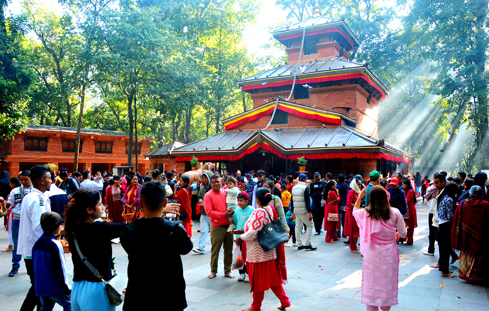 बागलुङ कालिका मन्दिरमा चैते दसैँमा ४० लाख भेटी संकलन