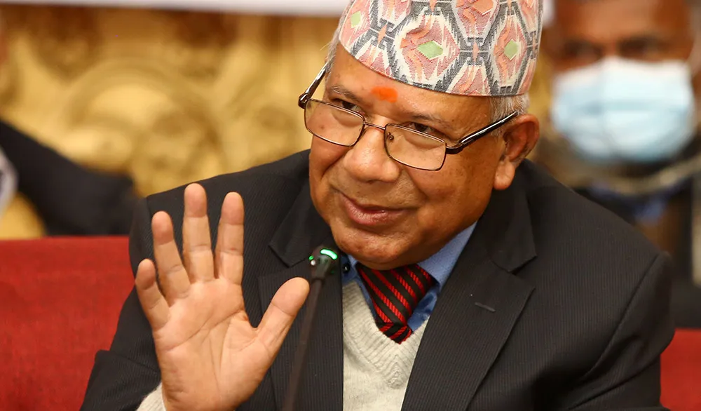 नेपालको मौसम र अहिलेको राजनीति उस्तैउस्तै हो : अध्यक्ष नेपाल