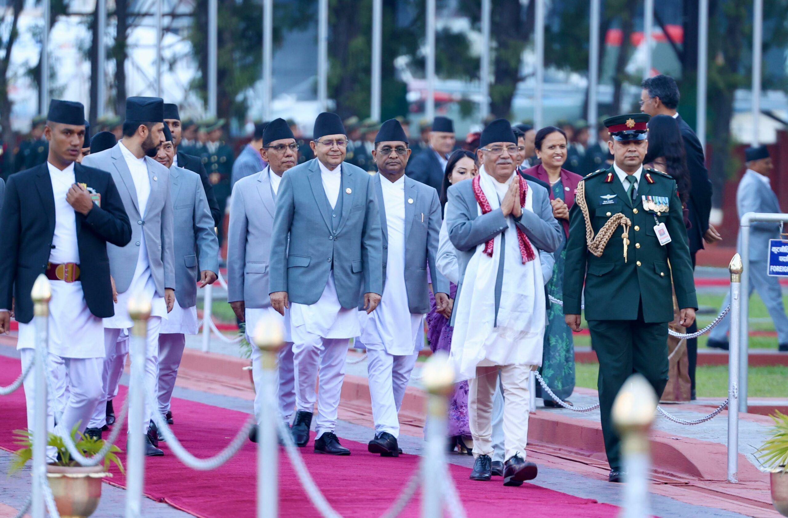 प्रधानमन्त्री प्रचण्ड स्वदेश फिर्ता  (तस्बिरहरु)