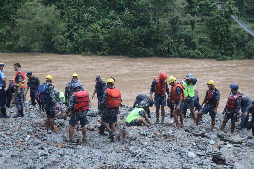 समलताल पहिरोः तीन वटै सुरक्षा निकायबाट उच्चतम प्रविधिको प्रयोग, बेपत्ताहरुको खोजि तिब्र