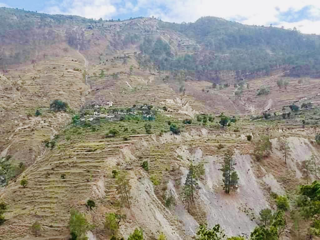 बाढी पहिरोको त्रासले ३५ दलित परिवार रातभर जागराम