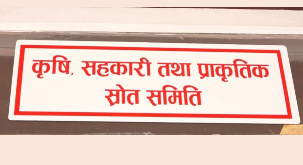 कृषि, सहकारी तथा प्राकृतिक स्रोत समितिको बैठक बस्दै, सभापति चयन गरिने