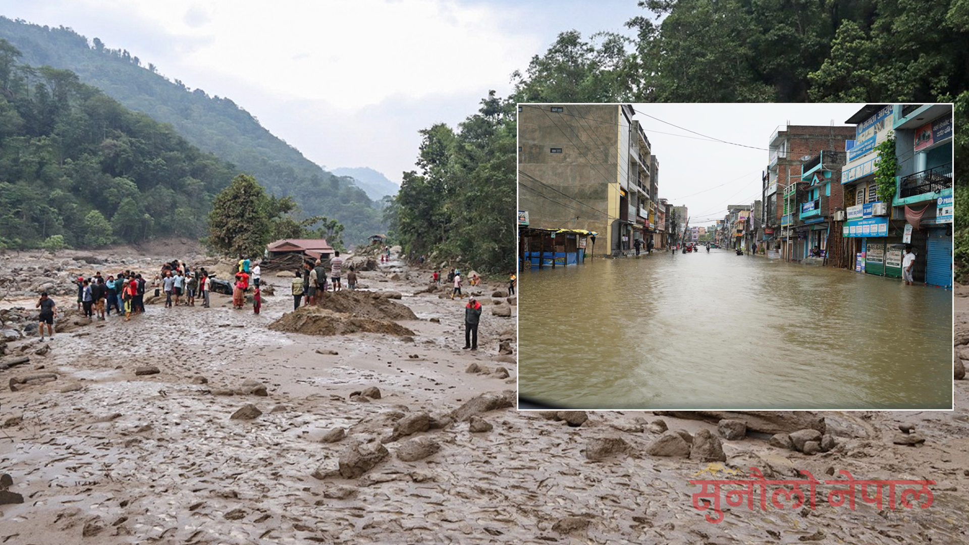 बाढीपहिरोमा परी मृत्यु हुनेको सङ्ख्या दुई सय ४६ पुग्यो, १८ बेपत्ता