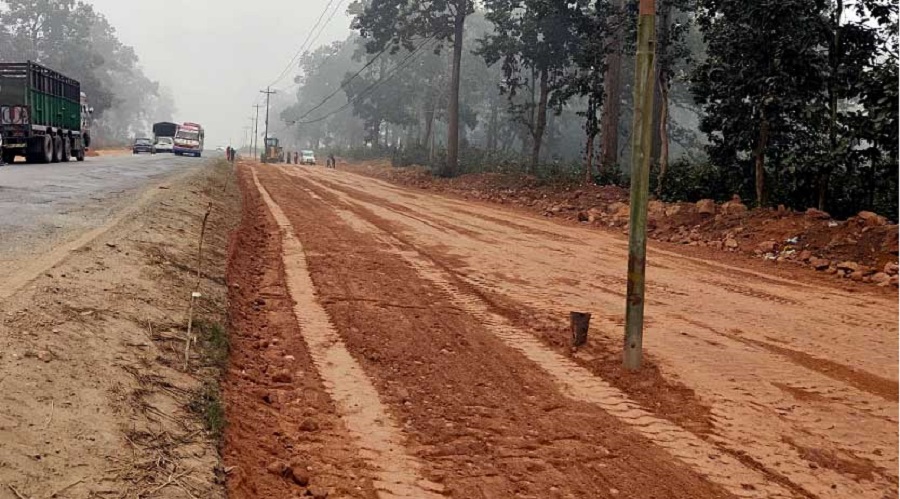 नारायणगढ–बुटवल सडक : दोस्रो पटक म्याद सकिँदा आधा काम