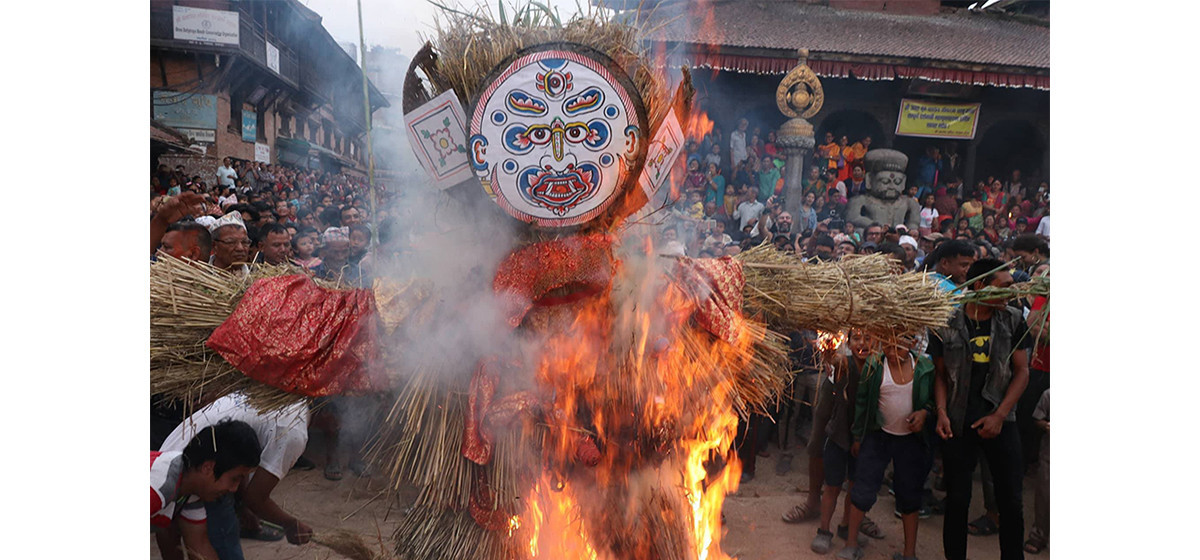 श्रावण कृष्ण चतुर्दशीः घण्टाकर्ण अर्थात् गठामङ्गल पर्व मनाइँदै