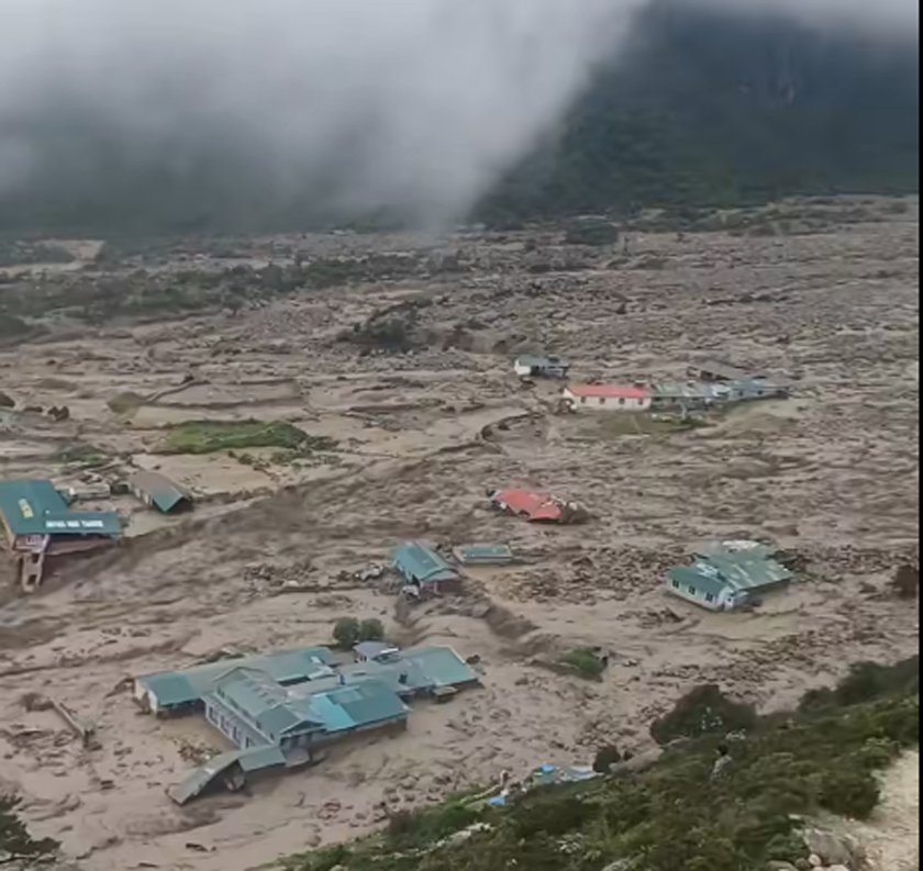 थामे खोलामा आएको भीषण बाढीबारे अध्ययन गर्न भोलि विज्ञसहितको टोली जाने