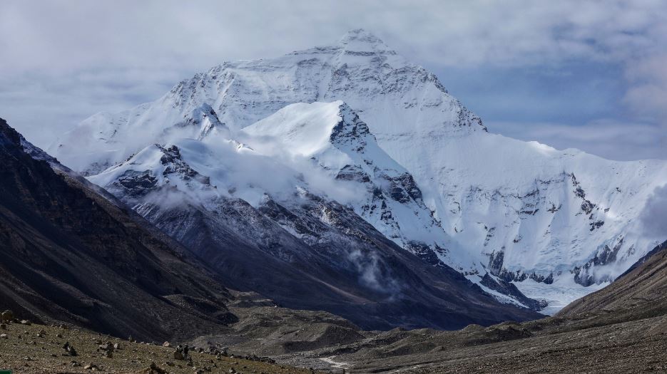 चीनमा भूकम्पपछि माउन्ट कोमोलाङ्मा क्षेत्र बन्द